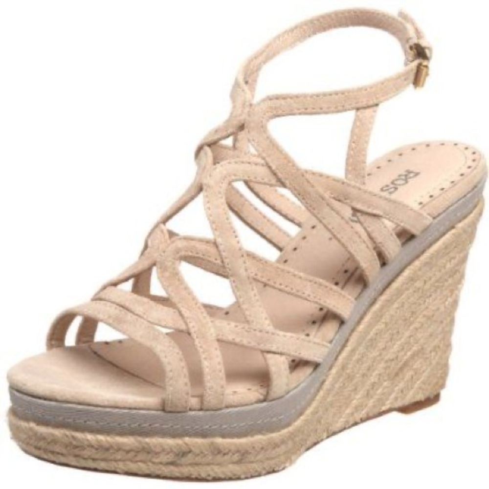 Rosegold Espadrilles size 9